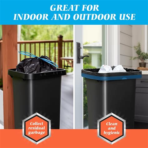 RayPard 20 Gallon 100 Counts Large Drawstring Trash Bags Fit India | Ubuy