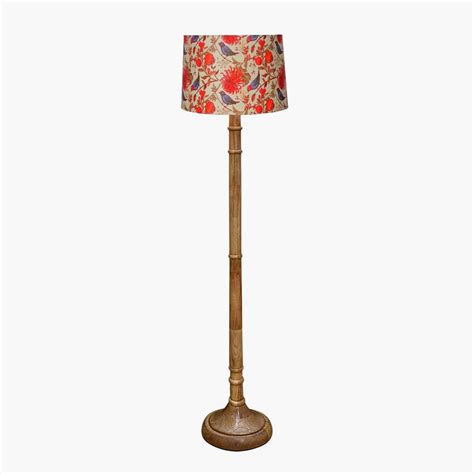 Buy HOMESAKE Wooden Floor Lamp from Homesake at just INR 7000.0