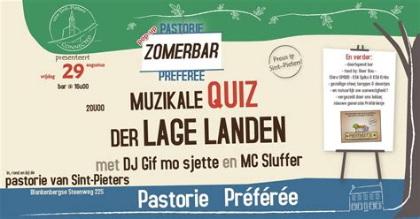 Muzikale quiz der Lage Landen @Pastorie Préférée 2025, Blankenbergse ...