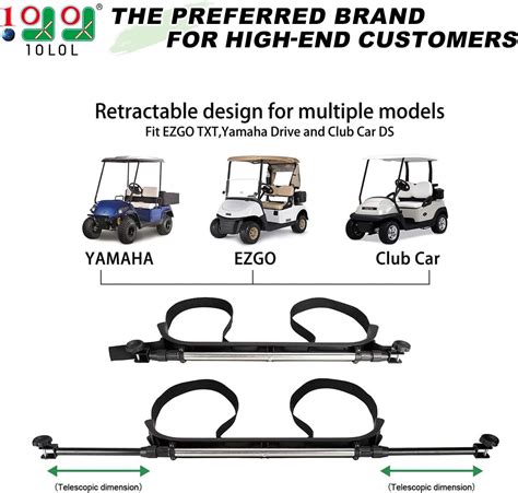 10L0L Universal Golf Cart Rear Seat Bag Holder Rack India | Ubuy