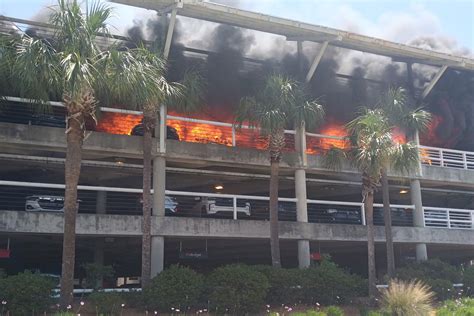 Grounded: Raging parking garage inferno shutters Jacksonville Airport - St. Johns Citizen ...
