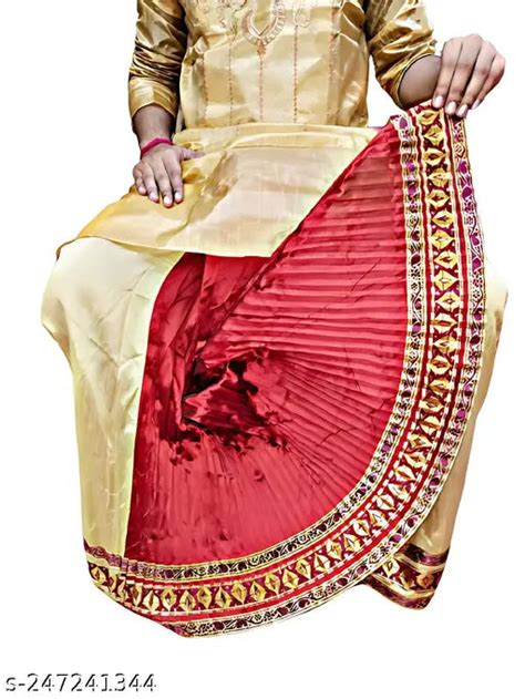 Stylish Bengali Men Dupion Silk Dhoti For Men – Springkart