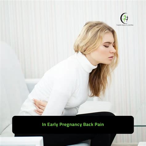 In Early Pregnancy Back Pain: Causes & Relief Tips