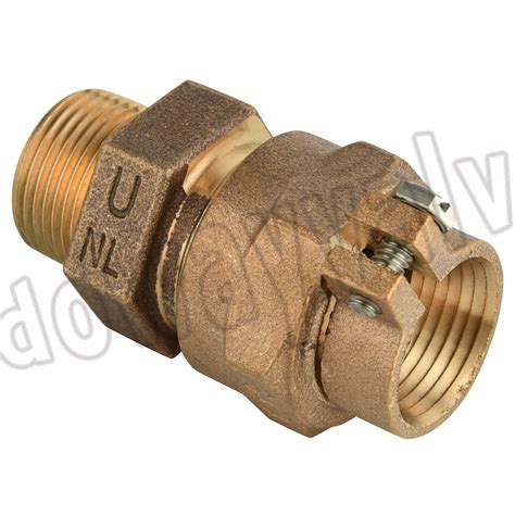3/4" Cts X 3/4" NPT Bronze Pack Joint Coupling - Tube to Pipe Coupling ...
