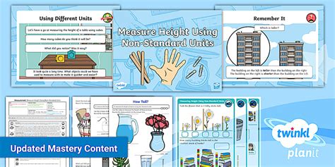 👉 Y1 Measuring Length and Height PlanIt Maths Lesson 1