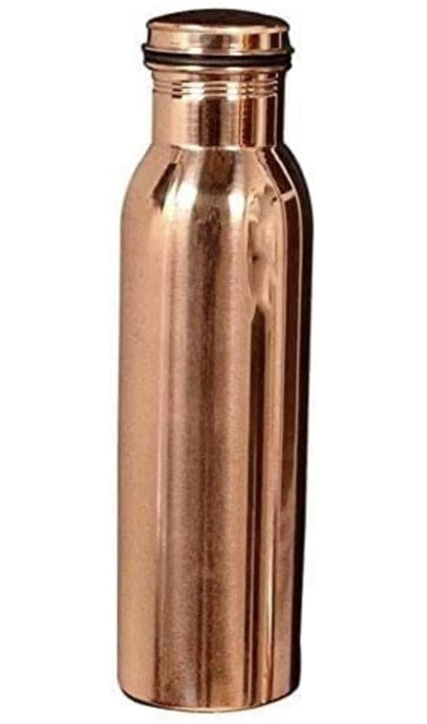 The Autograph Copper Water Bottle Pure Copper Joint-less Glossy Finish ...