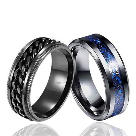 Buy University Trendz Stainess Steel Combo Pack of Black Fidget Spinner ...