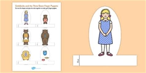 Goldilocks and the Three Bears Roleplay - P - Twinkl