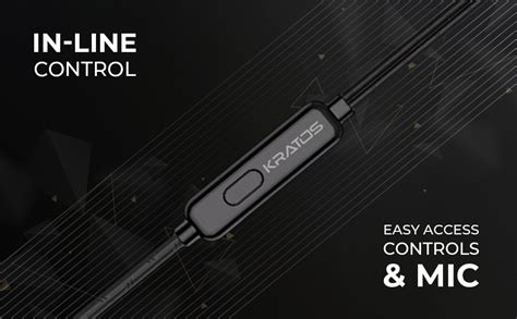 Kratos Thump Wired Earphones, Powerful Bass, HD Sound Quality Earphones ...