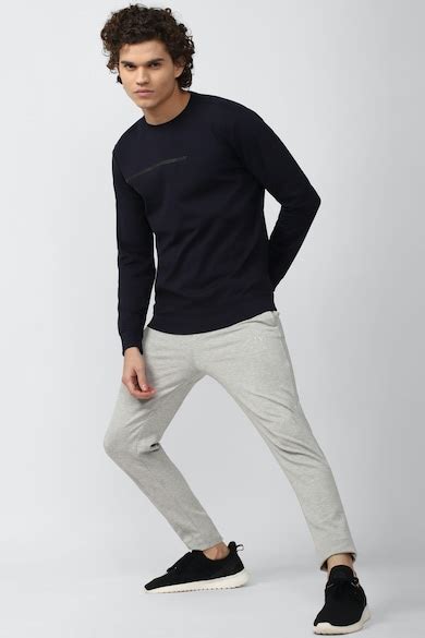 Buy Men Grey Solid Active Fit Casual Track Pants Online - 794135 | Van ...