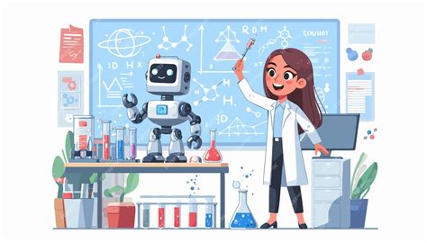 Alien Robot Lab Cartoon 的图像结果