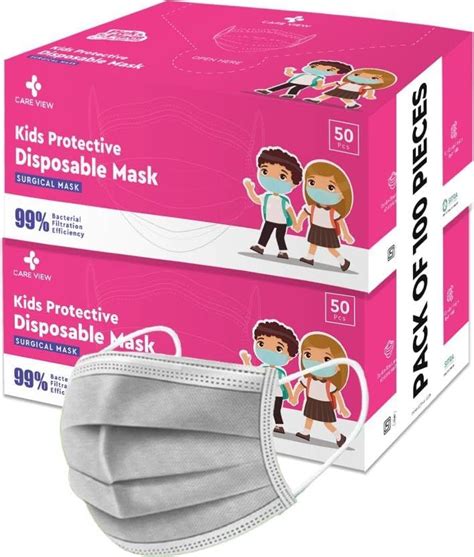 Careview N95 KIDS 4 Ply Disposable Surgical Face Masks Pack of 100 ...