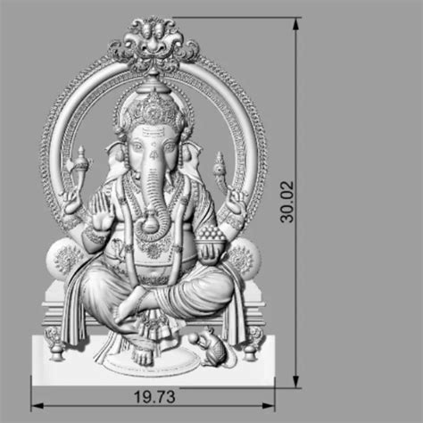 Buy Exquisite Ganesha 3D Model - Limited Edition