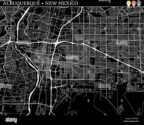 Albuquerque, new mexico, street Stock Vector Images - Alamy