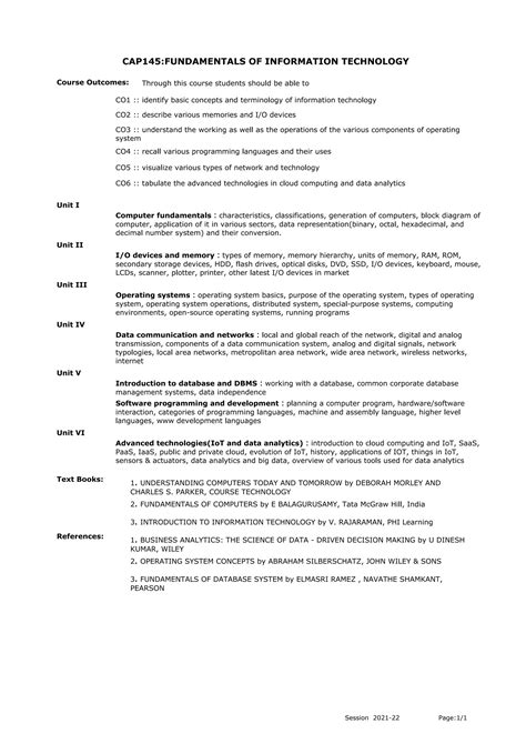 Basic Computer Course Syllabus 的图像结果