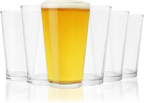 Amazon.com | TRUE Stackable Beer Glasses, Pint Glasses for Beers, Water ...