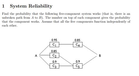 Image result for System Reliability in Probability