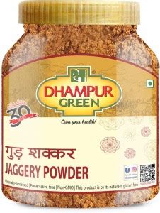 Dhampur Green Jaggery Powder 750g Pure Natural Sugarcane Powder Jaggery ...