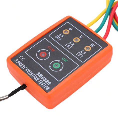 Compteur de séquence de phases CA SM852B, testeur de rotation de ...