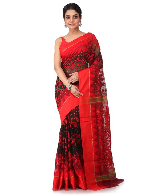 Women's Dhakai Jamdani Saree