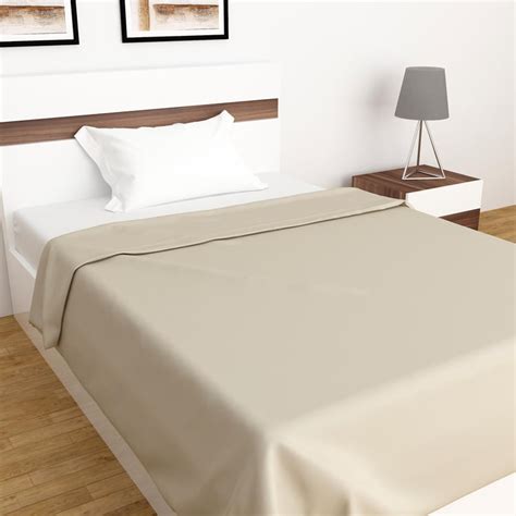 Buy Corsica Chroma 180 TC Solid Double Bed Dohar - 2.00 x 2.30 m from ...