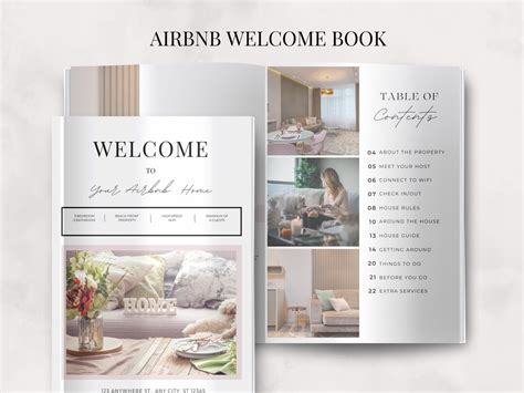 Buy Airbnb Welcome Book Templates Host Guide VRBO Vacation Rental ...