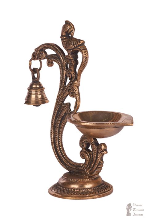 Brass Parrot Designed Diya with Bell – VTI HERITAGE
