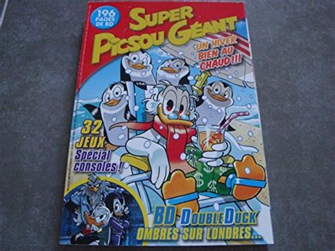 SUPER PICSOU GEANT NUMERO 173 . UN HIVER BIEN AU CHAUD . 32 JEUX ...