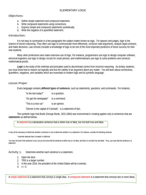 Image result for Elementary Logic Math