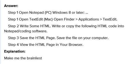 Creating HTML Documents Steps 的图像结果