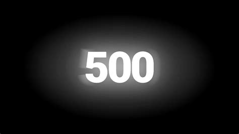 500 😎👌 - YouTube