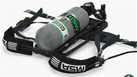 MSA G1 SCBA Respiratory Equipment Set 3D | 3D Molier International