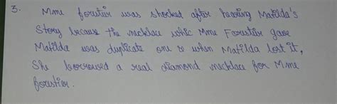 why was mme forestier shiked to hear Matilda 's story - Brainly.in