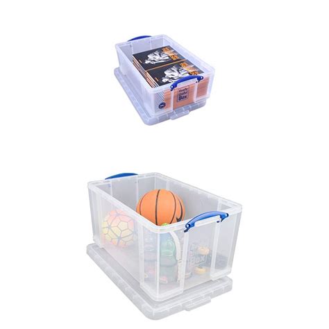 Buy Really Useful Box 50 Litre Clear + Really Useful Box 84 Litre ...