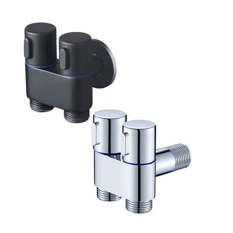 Buy ZAP ZAP Brass 2-in-1 Angle Valve | 2 Way Angle Cock with Wall ...