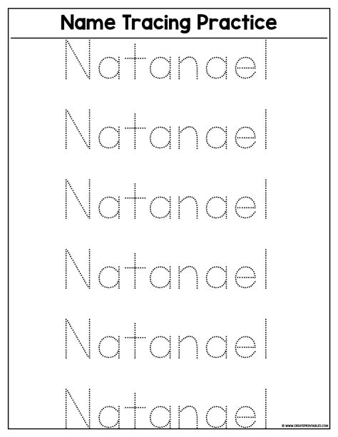 Printable Free Name Tracing Worksheets For Preschool - GoodWorksheets ...