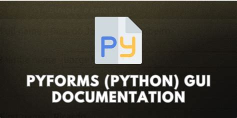 Image result for Pyforms GUI Examples