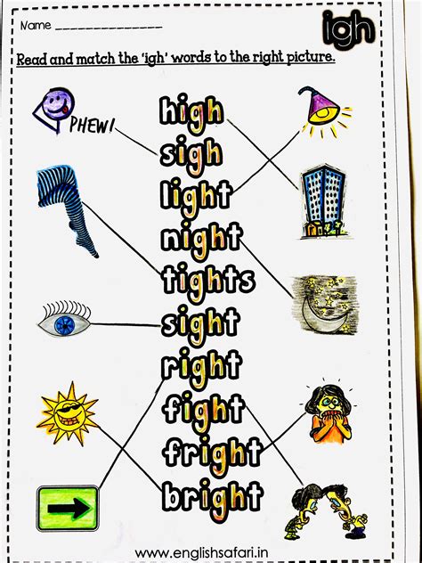 List Of Igh Words - Letter Words Unleashed