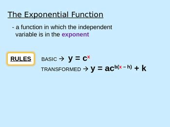 Image result for Exponential Function Adjustable