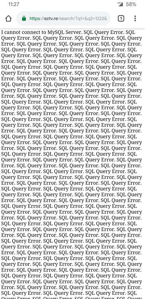 Image result for SQL Query Error