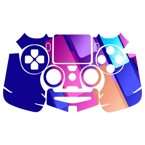 Skin Wrap Vinyl Sticker for DualShock 4 Wireless Controller- Color Bri ...