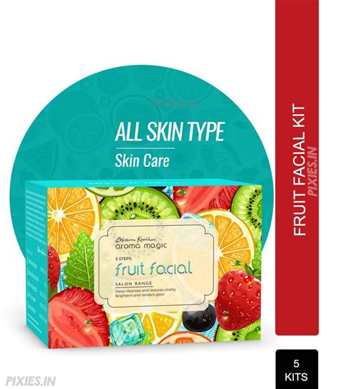 Buy Aroma Magic Fruit Facial Kit (5 Kits) (Deep Cleanses & Restores ...