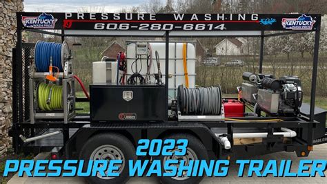 Power Washing Trailer Setup 的图像结果