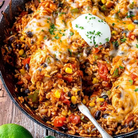 Tex-Mex Chicken and Rice Bake : Easy, Bold & Family-Approved