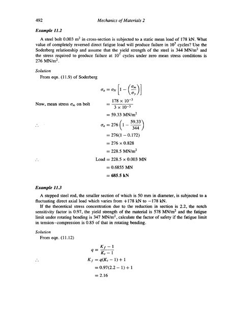 Mechanics of material - 492 zyxwvutsrqMechanics of Materials 2 zyxwv ...