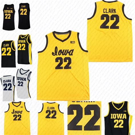 NCAA 22 Caitlin Clark Jersey Iowa Hawkeyes Womens Basketball Jerseys ...