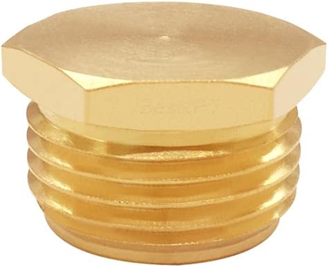 BesNPT 3/4 GHT Male Brass Pipe Plug Outer Garden Hose End India | Ubuy