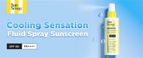 SunScoop Hydrating Fluid Sunscreen for Face and Body SPF 60 PA ...