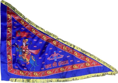 shri shyam shyam baba 1flag 2 scarf Triangle Outdoor Flag Flag Price in ...