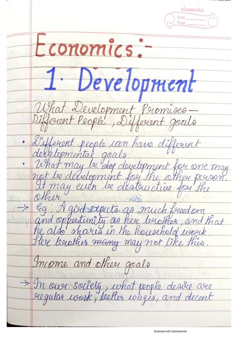 Image result for Economic Class 10 Chapter 1 Development Notes